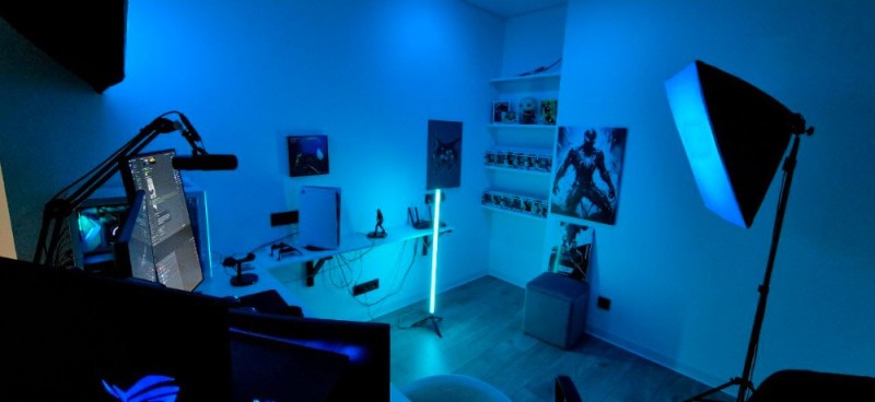 Create meme: design of a room for a gamer, the interior of the gamer's room, room gamer