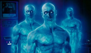 Создать мем: watchmen, dr manhattan, сверхчеловек