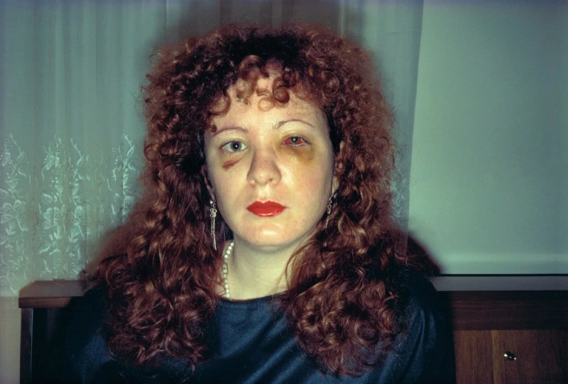 Create meme: Nan Goldin, Nan Goldin Ballad, woman 