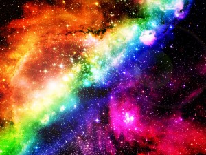 Create meme: the background of the cosmos, space, space texture rainbow