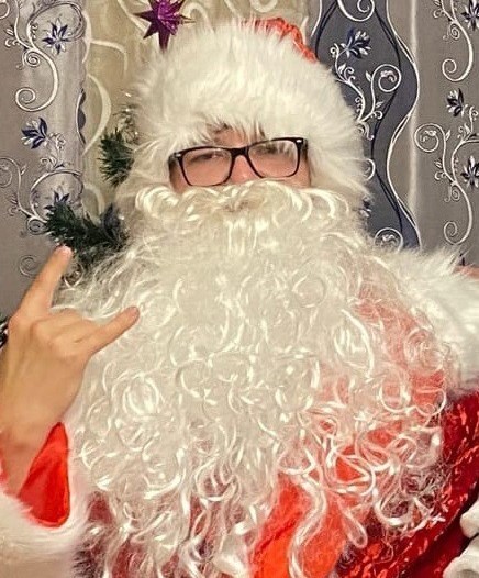 Create meme: Santa Claus mustache, the image of Santa Claus, the beard and wig of Santa Claus