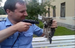 Создать мем: кот с пистолетом мем шаблон, коты фсбшники, мужчина