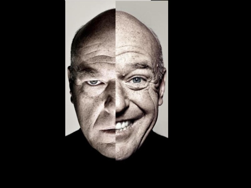 Create meme: dean norris smile, Meme Hank smiles original, Dean Norris 