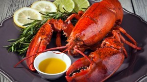 Create meme: boiled crawfish, lobster cooked, lobster