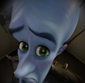 Create meme: megamind