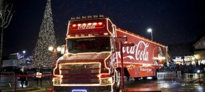 Create meme: truck Coca Cola, Coca Cola new year