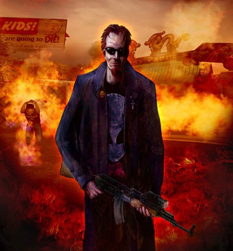 Create meme: postal 2 cover, postal 2 cover, dude postal 2