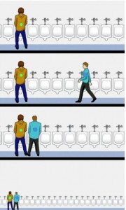 Create meme: comics memes, toilet meme, meme with urinals template