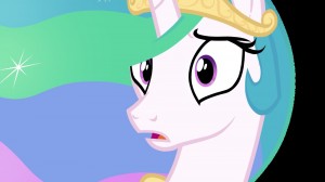 Create meme: Celestia unhappy, celestia, Celestia