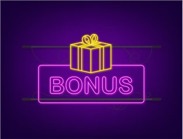 Create meme: neon icons, banner bonuses, text