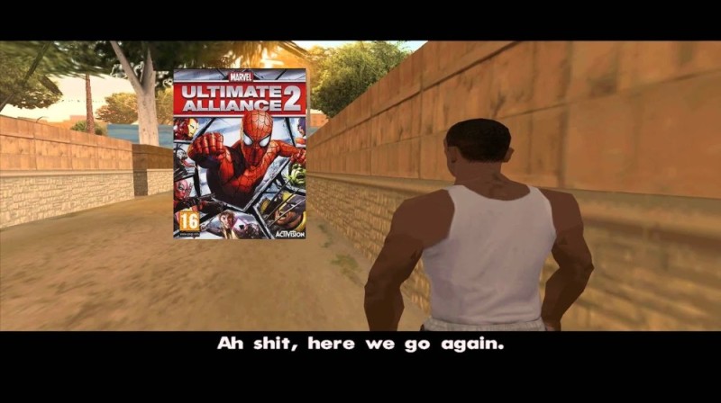 Create meme: CJ here we go again, CJ from GTA san andreas