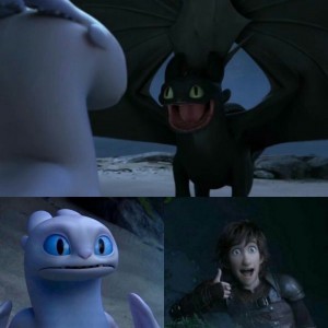 Create meme: How to train your dragon, toothless and day fury, meme of how to train your dragon 3