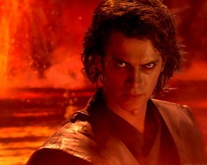 Create meme: Anakin you underestimate my power, Anakin Skywalker evil