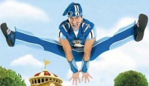 Create meme: sportacus twine, picture of sportacus, sportacus PNG