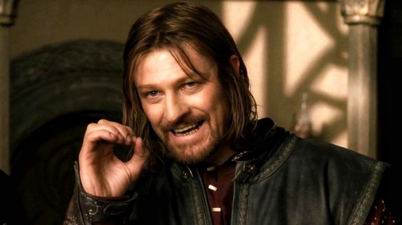 Create meme: meme Lord of the rings Boromir, Boromir meme , Sean bean Boromir