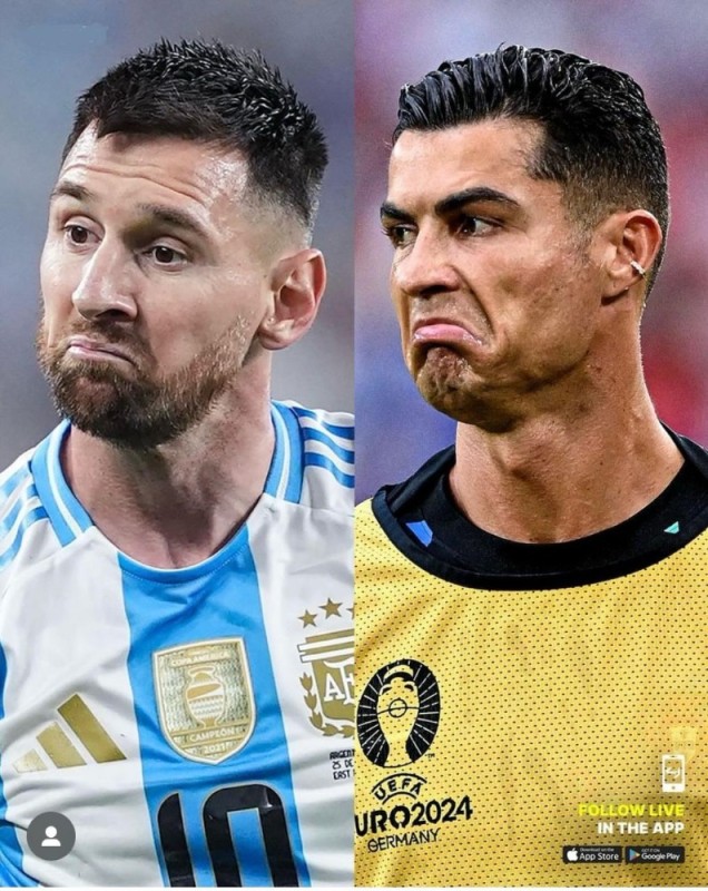 Create meme: messi ronaldo , Lionel Messi and Cristiano Ronaldo, Messi Ronaldo