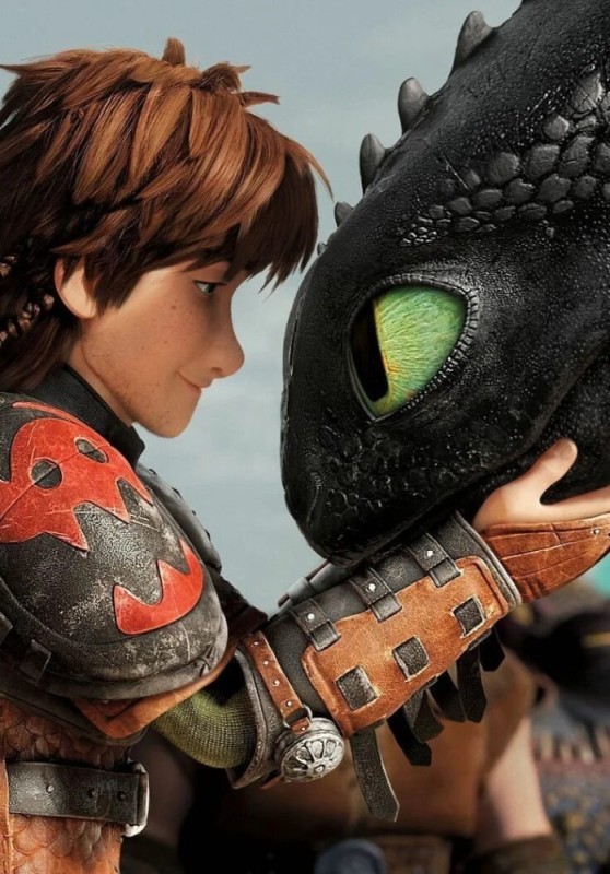 Create meme: to train your dragon 3, to train your dragon 1, hiccup and toothless