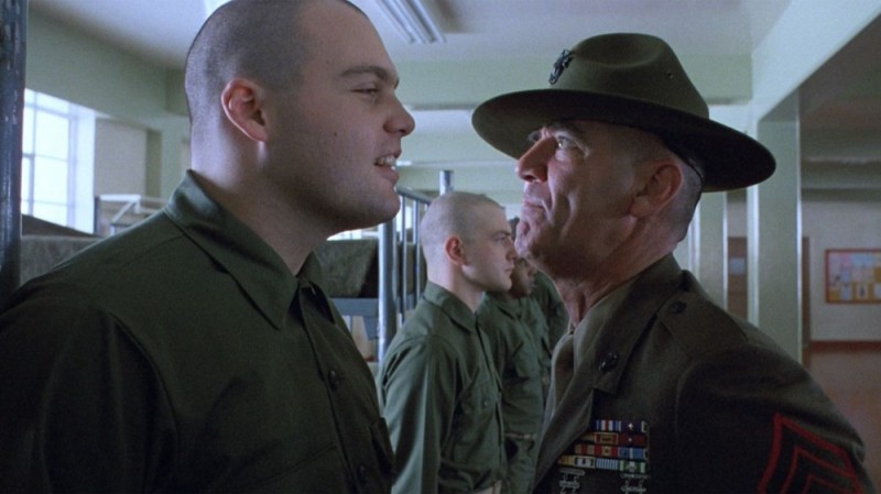 Создать мем: цельнометаллическая оболочка фильм 1987 сержант хартман, сержант хартман, цельнометаллическая оболочка