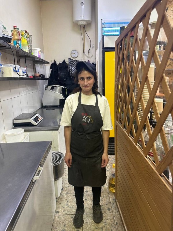 Create meme: yasmina gotovit, technician and dishwasher, the dishwasher in the restaurant