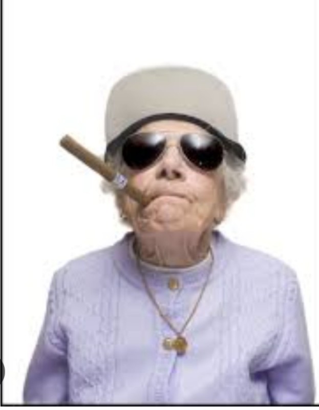 Create meme: Granny , cool granny, grandmother 