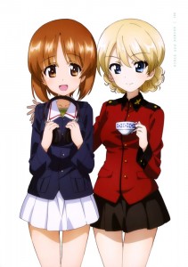 Создать мем: girls und panzer дарджилинг, аниме, girls und panzer