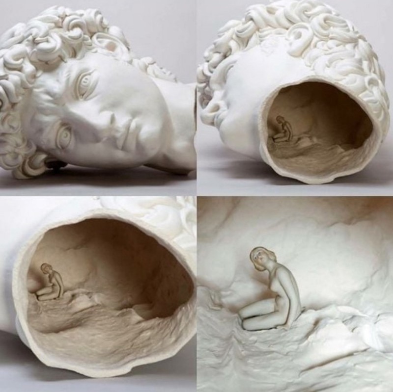 Создать мем: гипсовые статуэтки ангелов, андреа сальваторе скульптор, лувр статуя гермафродита