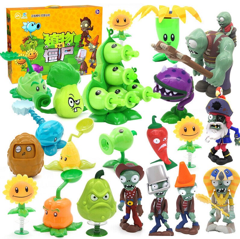 Create meme: plants vs zombies action figures, toys plants vs zombies 2, toy sets plants vs zombies