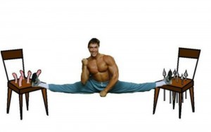 Create meme: twine, the splits stretching