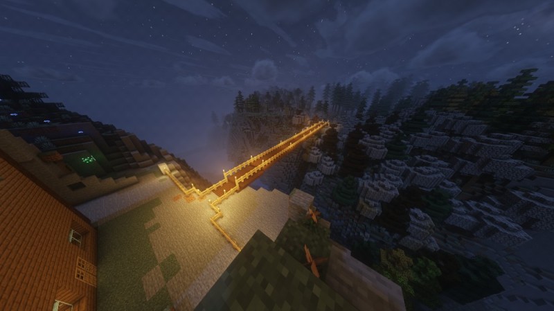 Create meme: minecraft map, The minecraft bridge is beautiful, bridge in minecraft