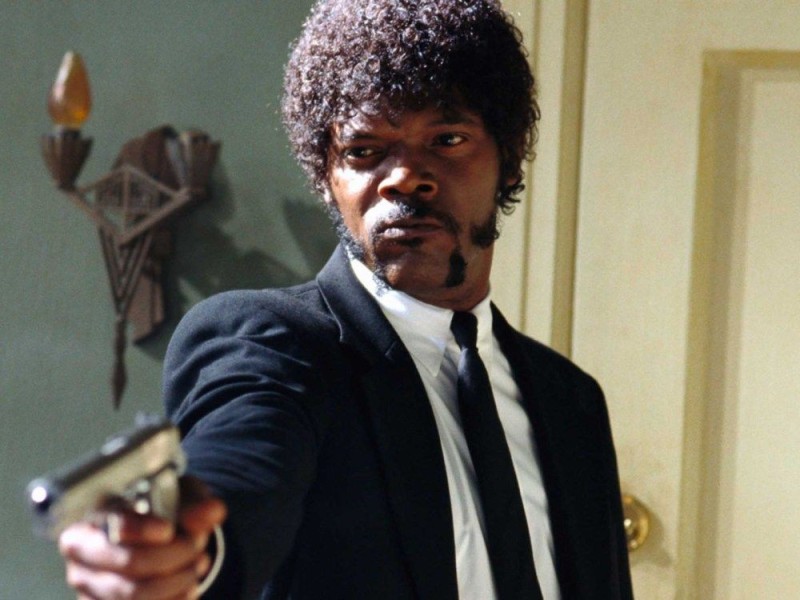 Create meme: l jackson, Samuel El Jackson pulp fiction, i dare you