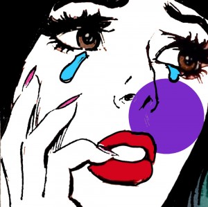 Создать мем: pop art crying girl, поп-арт девушка плачет, поп арт
