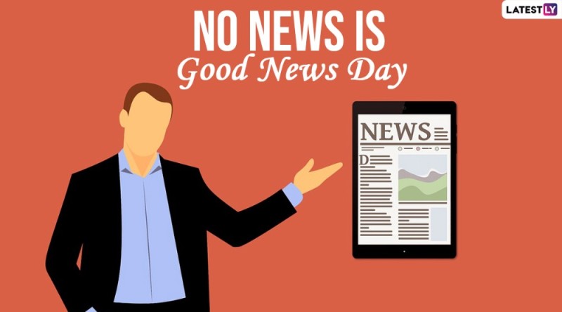 Create meme: text, no news is good news, intalev corporate management