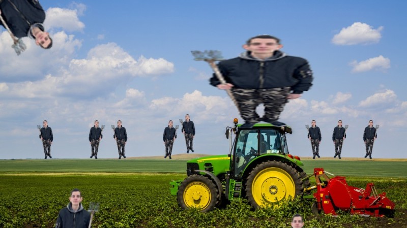 Создать мем: трактор джон дир john deere, трактор, трактор джон дир 5