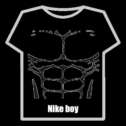 T-shirt abs for boy - Roblox