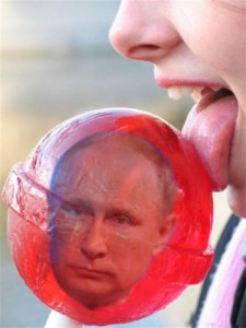 Create meme: Chupa chups putin