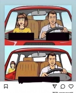 Создать мем: скриншот, in car, люди в машине