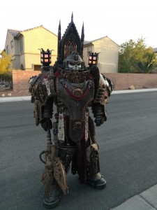 Create meme: Warhammer 40,000, a suit of terminator Warhammer, chaos space marines cosplay