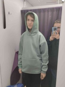 Create meme: hoodies, face, clothing