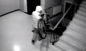 Create meme: steal bikes from the entrance of the photo thieves, theft of Bicycle from porch and yard, how to find the bike if it was stolen from the entrance