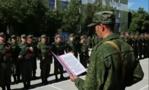 Создать мем: присяга видео, присяга военной кафедры лнр, принятие присяги