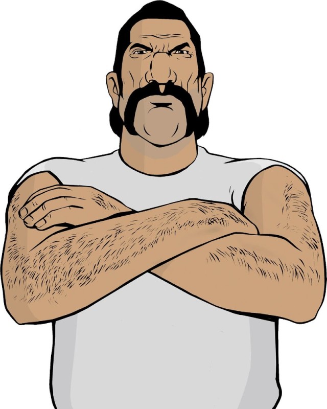 Create meme: umberto robina, Danny Trejo, grand theft auto: vice city