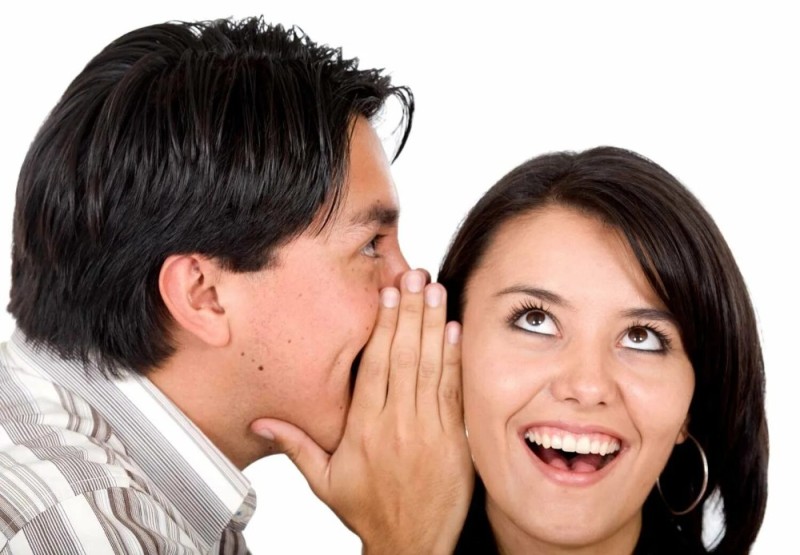 Create meme: the girl whispers to the guy, the man whispers, girls whispering