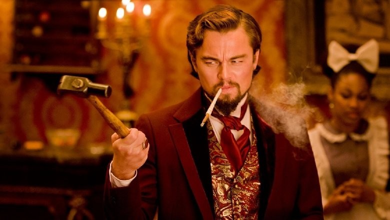 Создать мем: quentin tarantino django unchained, леонардо ди каприо джанго, ди каприо леонардо вильгельм