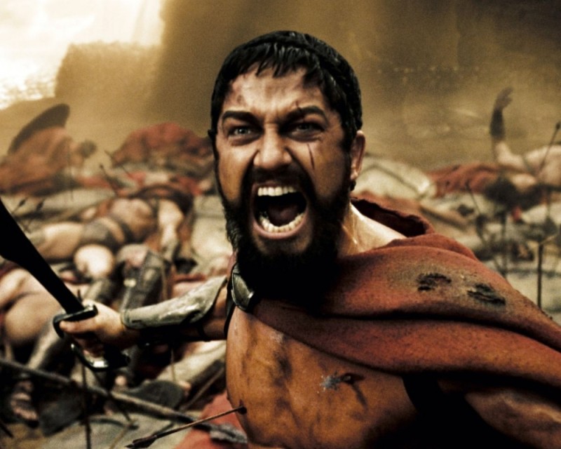 Create meme: king Leonidas , 300 Spartans Leonidas, 300 Spartans 