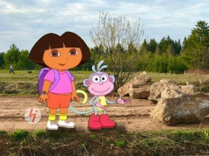 Create meme: Dasha, Dora the Explorer cartoon, Dasha traveler shots