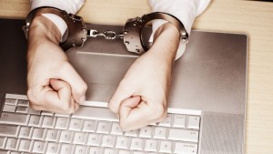 Создать мем: cybercrime, addiction, клавиатура наручники