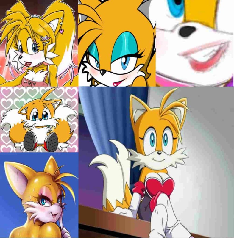 Create meme: sonic tails, sonic Rouge and tails, cream and tails 18