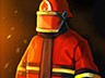 Create meme: firefighter, fire, fire protection