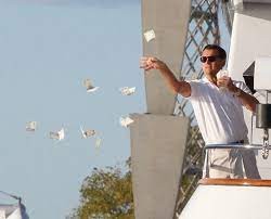 Create meme: Leonardo DiCaprio throwing money, Leonardo DiCaprio the wolf of wall street, Leonardo DiCaprio the wolf of wall street the money