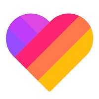 Create meme: heart like, stickers hearts, like the app logo